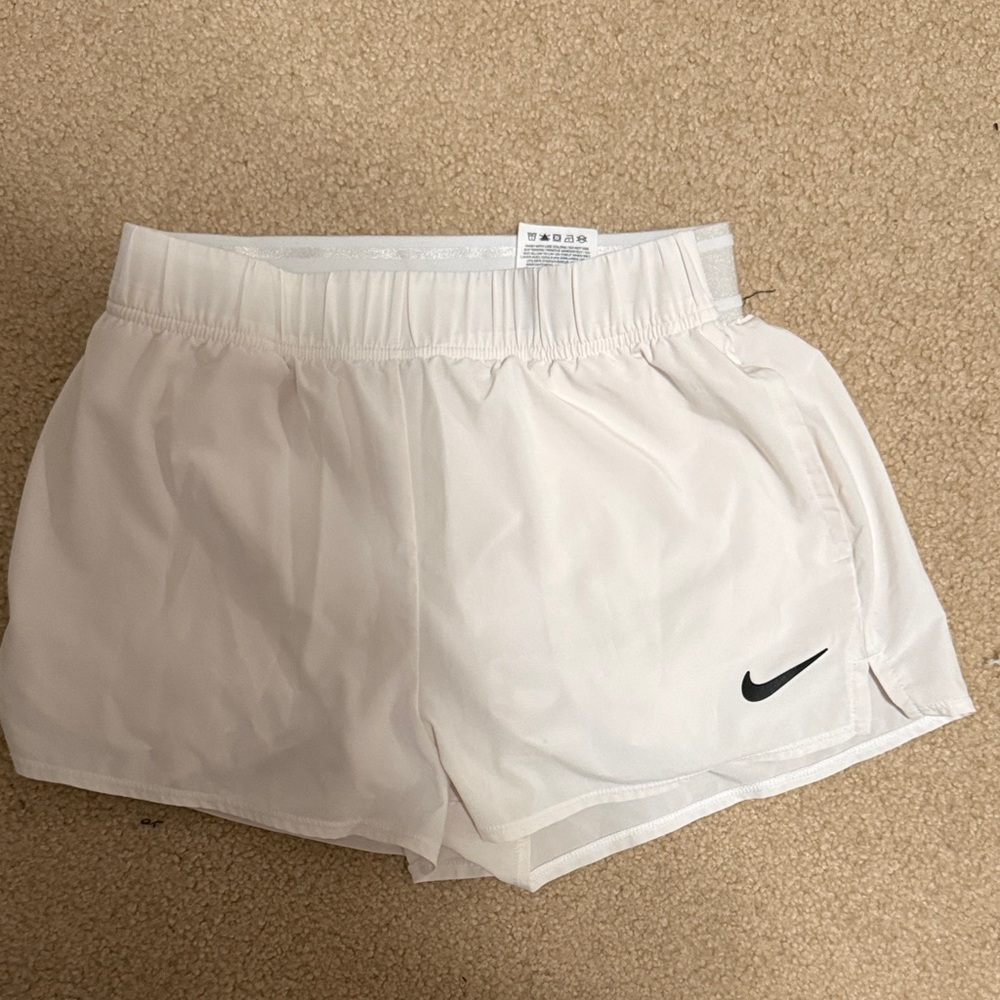 Nike Women's Athletic White Shorts